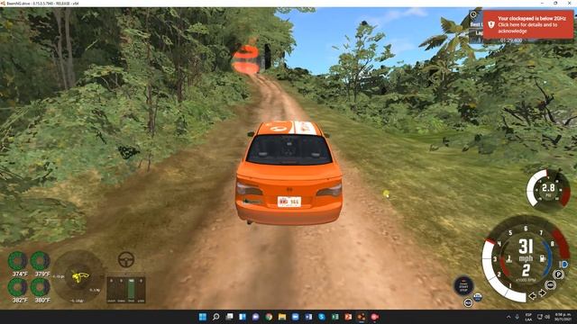 BeamNG.drive 0.15.0.5.7940 (Time Trials) (Subaru Impreza [Orange])