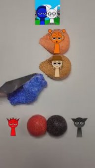 Смешиваем желтый и фиолетовый