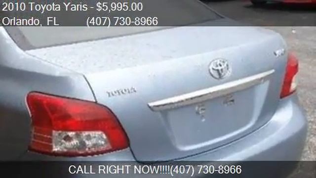 2010 Toyota Yaris Base 4dr Sedan 4A for sale in Orlando, FL