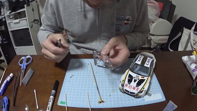 【カーモデル】PLATZ BMW M6 GT3 Part.14 組立後編【制作日記#173】