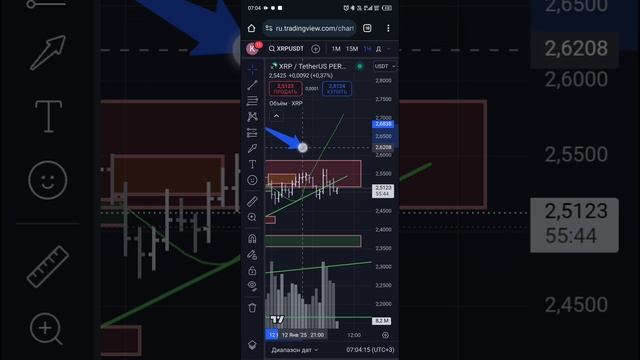13/01/25 обзор xrpusdt p. на 7-00