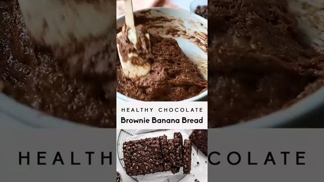 Healthy Chocolate Banana Bread | #Shorts