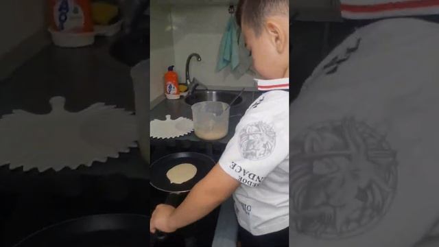 Панкейки от маленького красавчика🔥🔥🔥