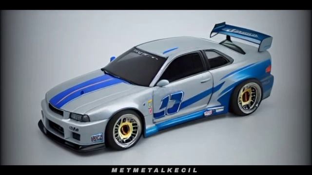 Nissan skyline GT-R bnR34 hot wheels custom