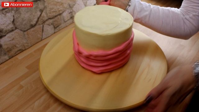 Blaubeer Marzipan Torte - Valentinstag/Geburtstagstorte/Backrezepte/Tortenerezepte
