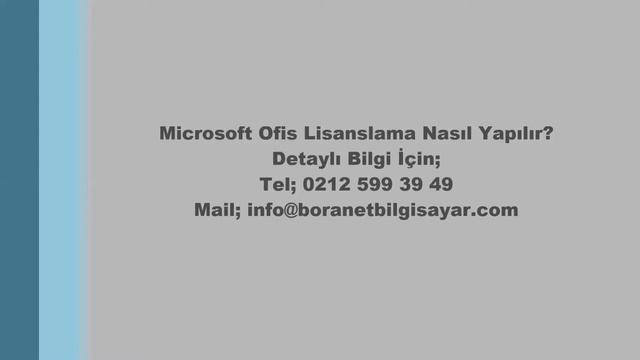 Microsoft Ofis Lisanslama Nasıl Yapılır?