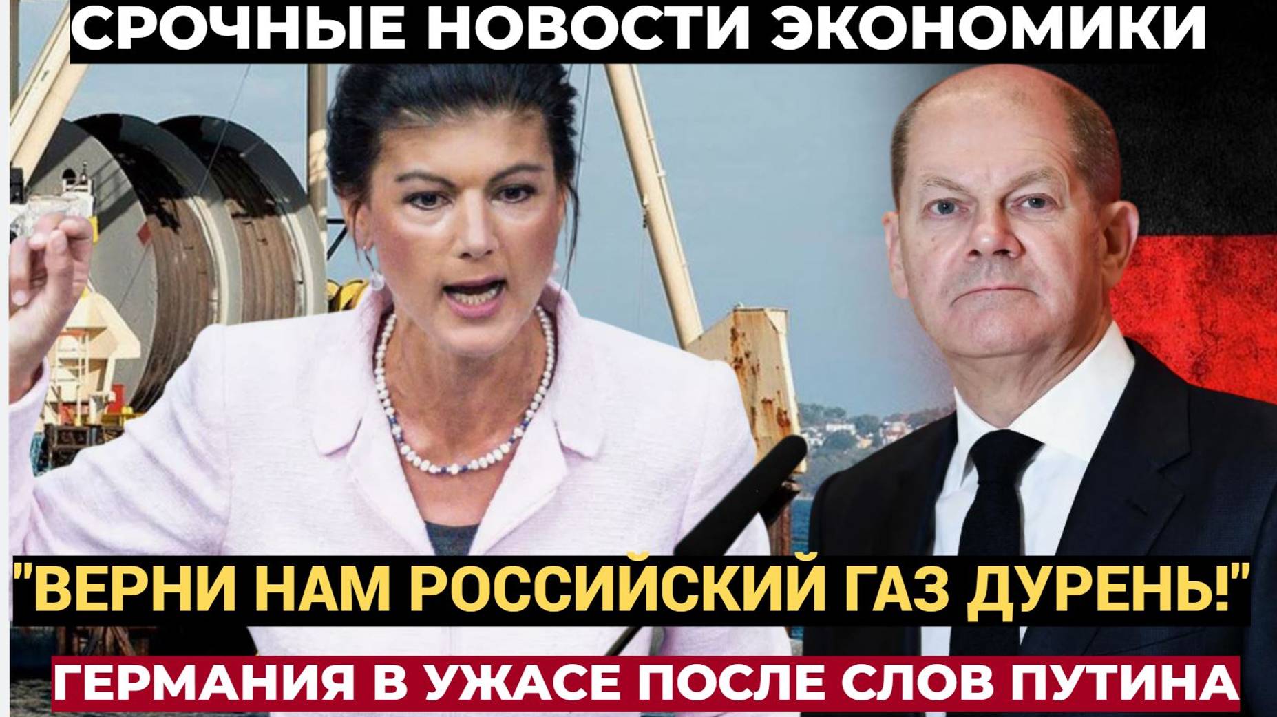 "Где наш дешевый газ, мистер Шольц ?" Немцы Взвыли и обратились к канцлеру после слов Путина