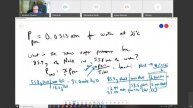 Vapor pressure calculation, osmotic pressure