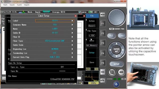 How to evaluate and create a report of fiber networks with an OTDR