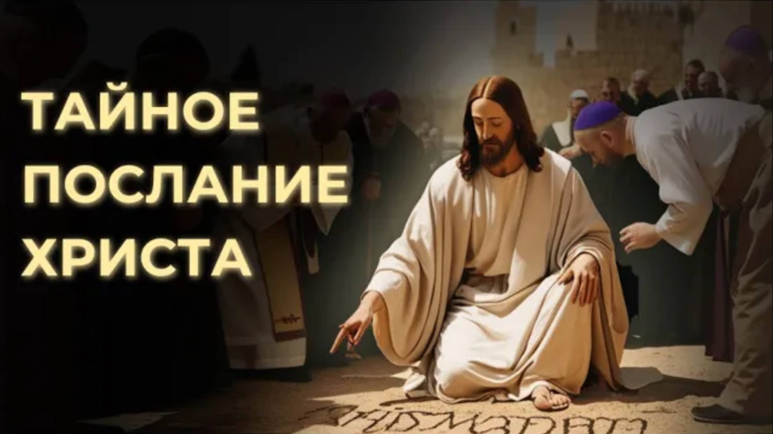 ТАЙНОЕ ПОСЛАНИЕ ХРИСТА ЧЕЛОВЕЧЕСТВУ которое не поняли: Что на самом деле писал Иисус на песке