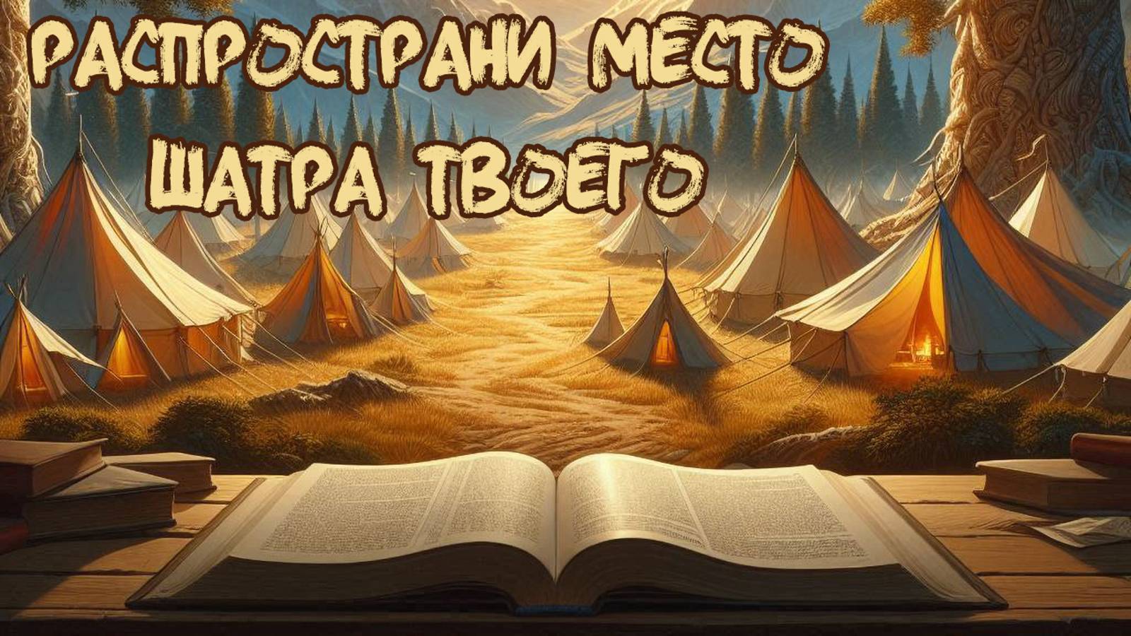 Распространи место шатра твоего \\ Константин Блинов