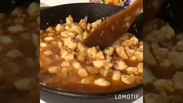 Тушеная картошка с мясом