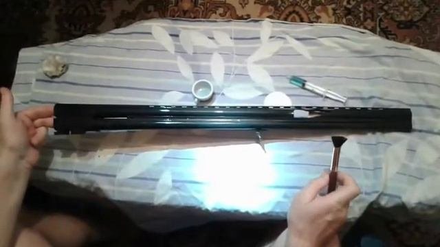 Нанесение состава ч 1 | Холодное воронение стволов в домашних условиях