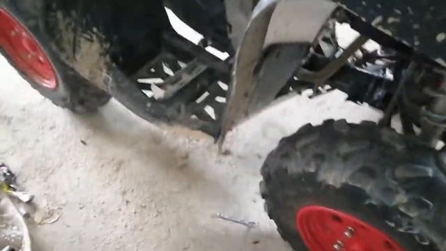 How visco lok works. can am brp outlander renegade. 1  wheel  on ground.