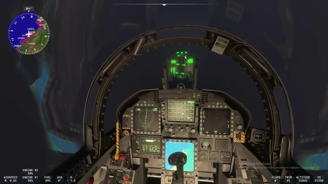 Microsoft Flight Simulator 2024 - вылет на Истребителе из Геленджика