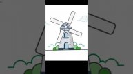 "The Windmill Adventures: An Animated Journey of Fun and Adventure" #shorts #animation