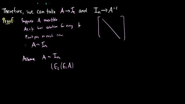 [Linear Algebra] Elementary Matrices and Inverse Algorithm