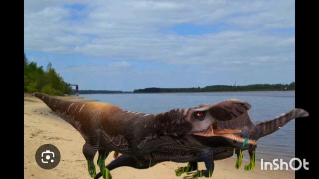 The cursed isle спинозавр против тираннозавр.