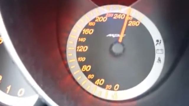 Mazda 3 MPS running from 190km/h to 270km/h on 6th gear