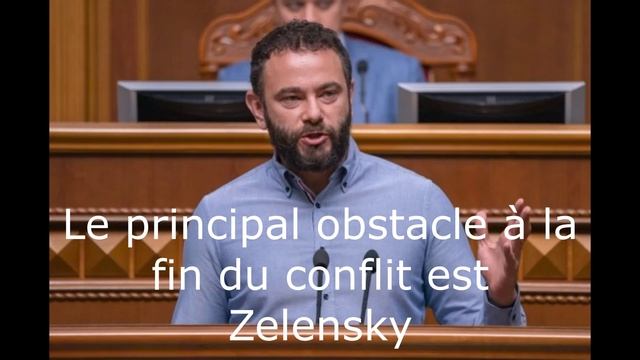 Le principal obstacle à la fin du conflit est Zelensky