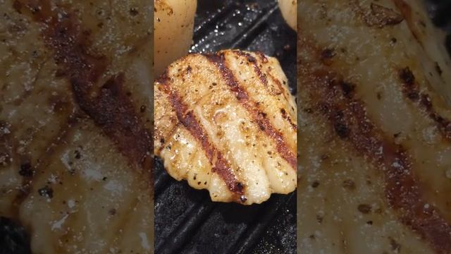 Grilling Scallops