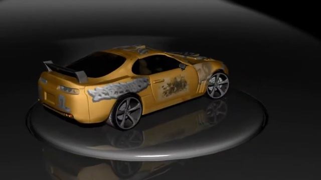 Toyota Supra in 3ds max