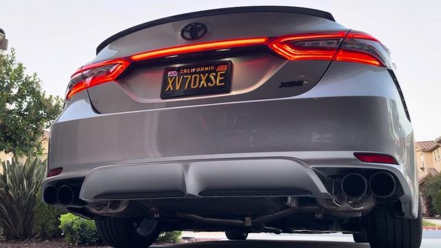 2018-2024 Camry Borla black tip exhaust!