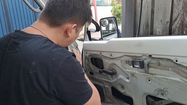 L300 window run channel installation / pano magkabit