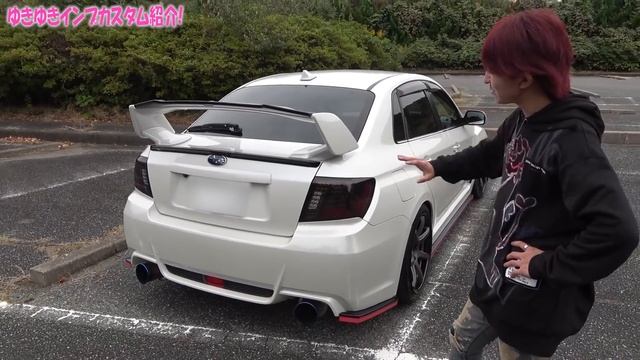 【激速4WD】インプレッサWRX STIのカスタム紹介&横乗り試乗！【ゆきゆき】