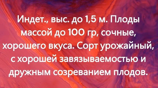 ТОМАТЫ. Раннеспелые сорта томатов.