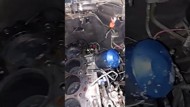 TOYOTA LAND CRUISER PRADO 1KZ 3.0 DIESEL ГОЛОВКА ГБЦ СНЯТИЕ