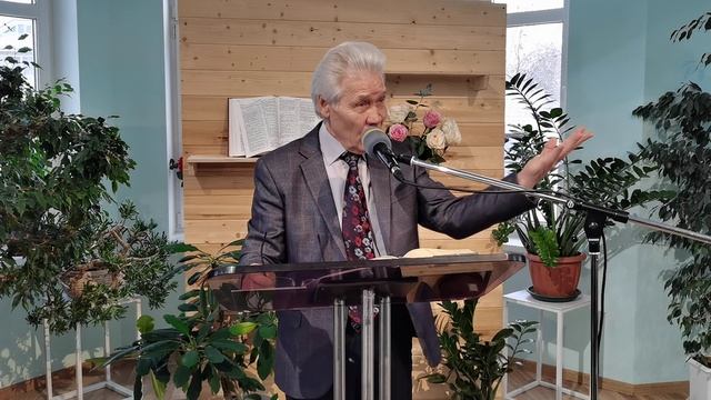 Проповедь "Великие Библейские пророчества в мировой истории"-Бахтин Виталий Семенович