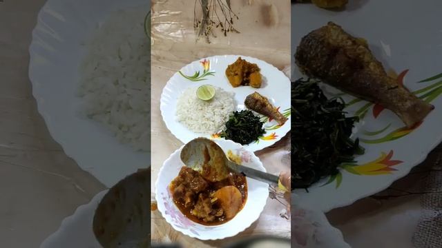 Friday 's Lunch Thali #viralvideo #please_subscribe_my_channel #youtubeshorts #aromaofcooking