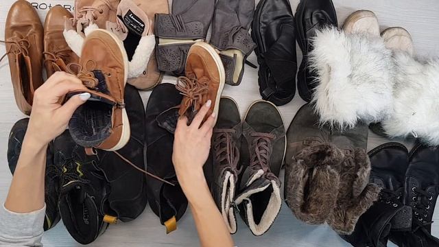 05766  Mix Boots (Обувь м/ж+детская осень/зима) №18 20,75 кг  6,90€ за кг 27 ед