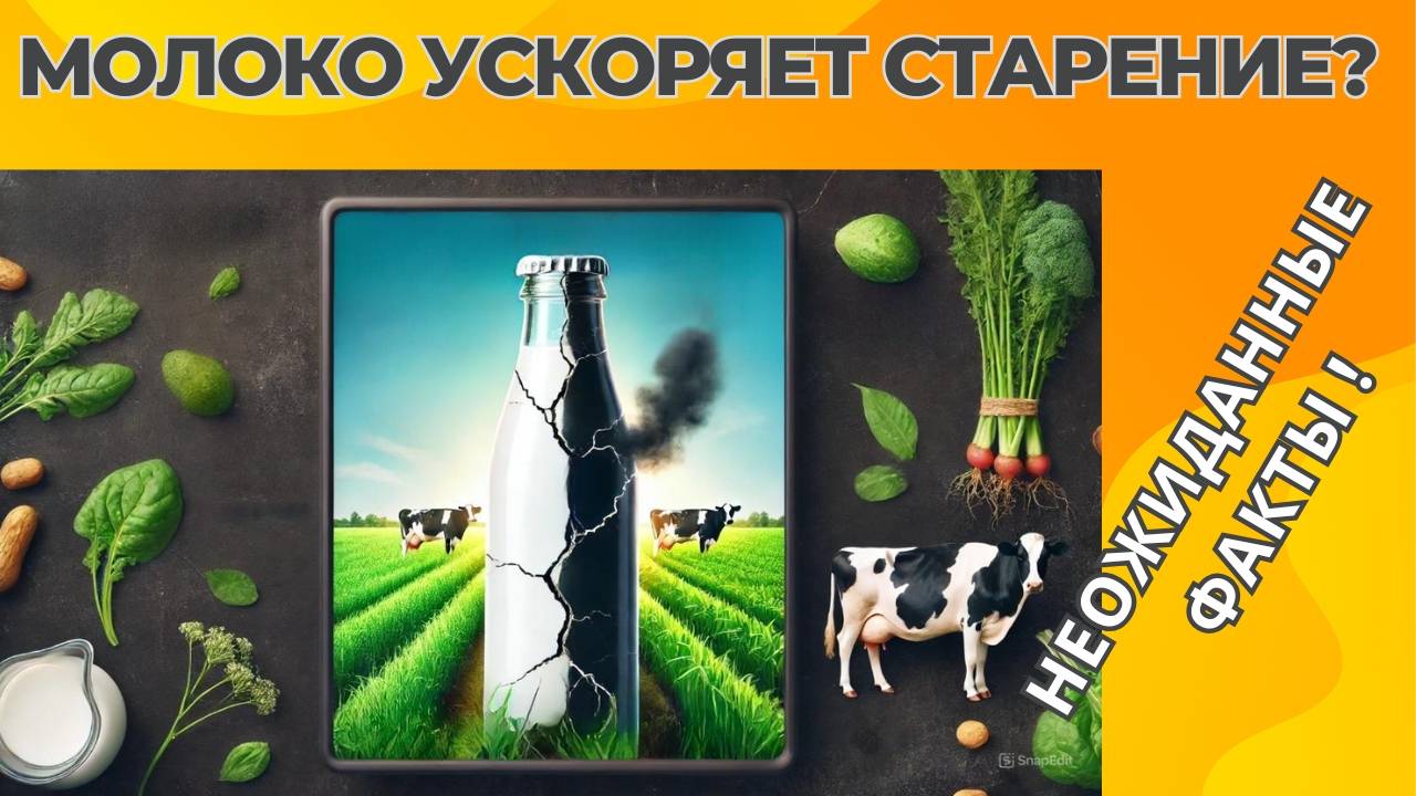 Молоко ускоряет старение? | Неожиданные факты