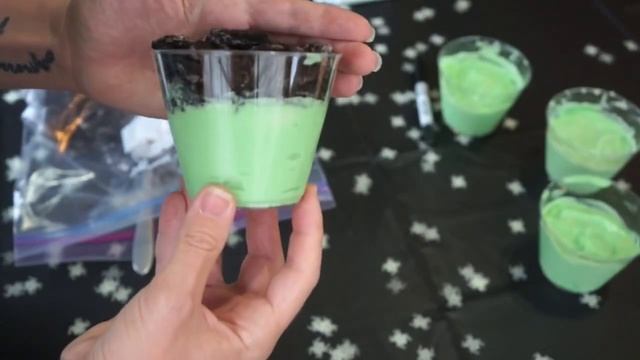 YUMMY DIY- FRANKENSTEIN PUDDING CUPS