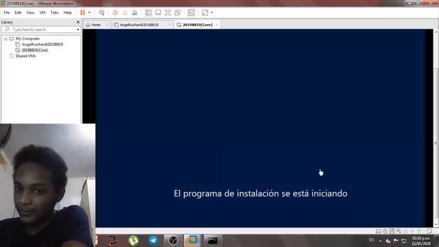 1.2 Instalación de windows server 2016 (Core)