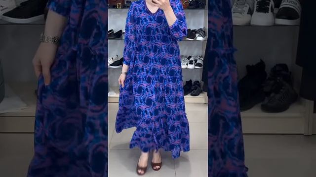 Размеры: 44/46/48/50 (росс)💙 Шифон на натуральной подкладе💙 Турция 🇹🇷 Цена со скидкой: 6500 р💙