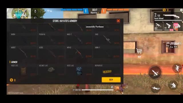 Free Fire MAX serious rank push with thiva