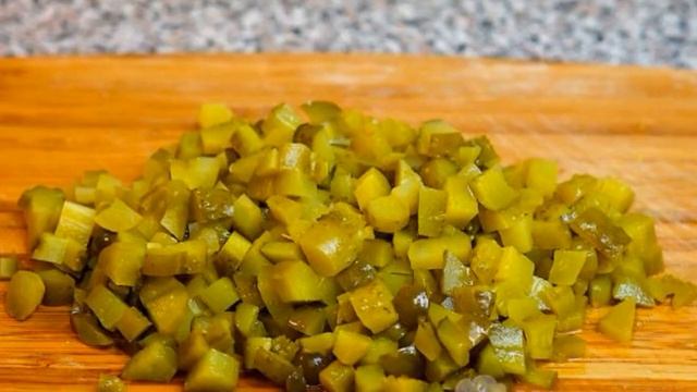 Vinaigrette with sauerkraut and canned beans