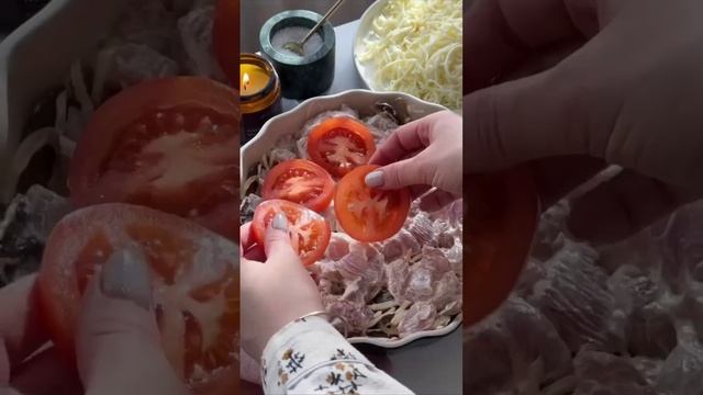 Картофель с курицей и грибами 🍗