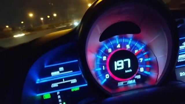 2011 Honda CRZ Top Speed Run