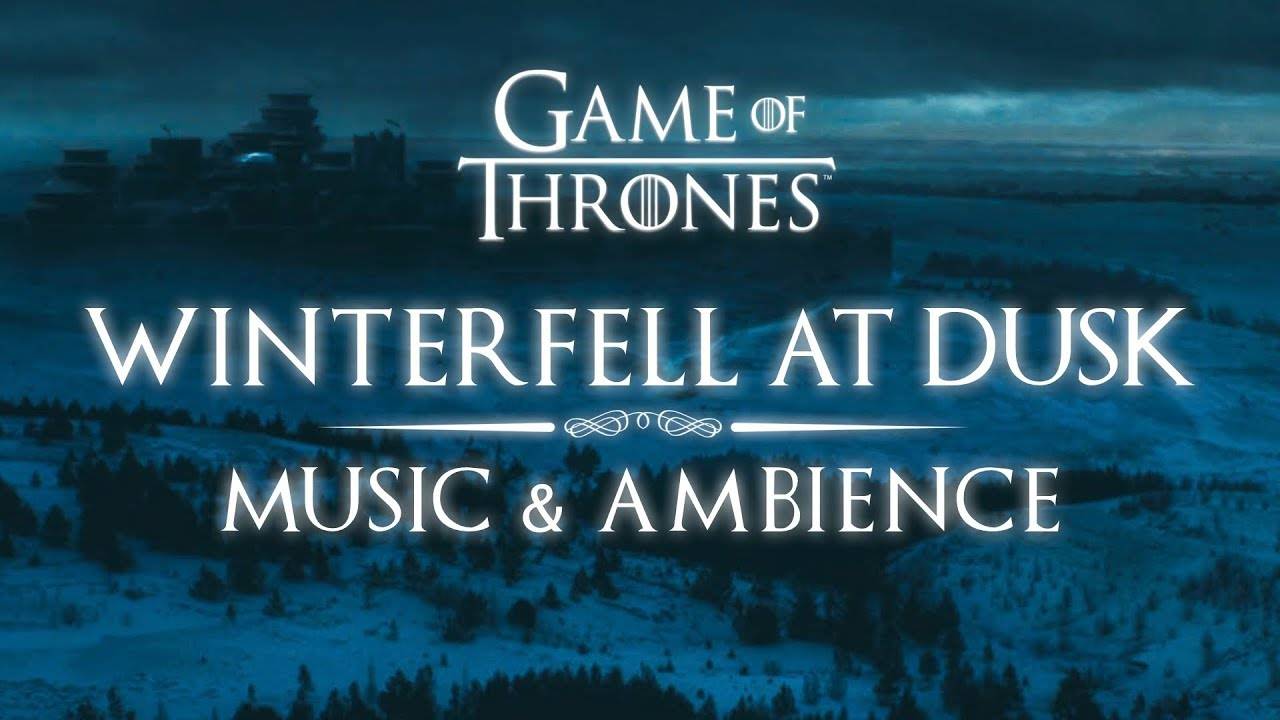 Музыка и эмбиент Игры престолов  Зимняя крепость вечером под снегом|Game of Thrones Music & Ambience