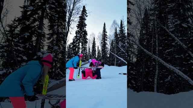 Поездка в Шерегеш 2 день #шерегеш #лыжи #сноуборд