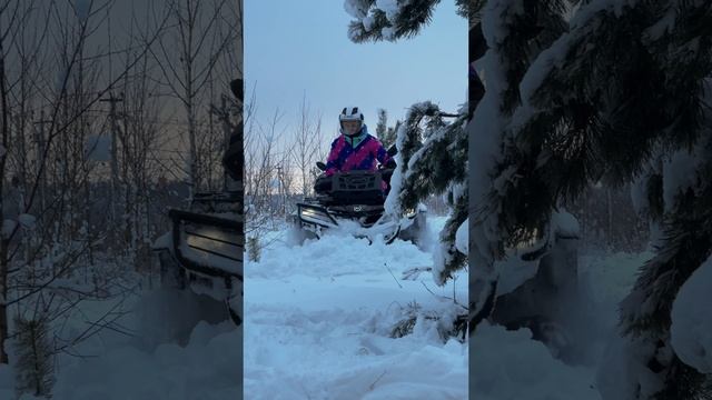 Выезд под татарский район трек по сугробам