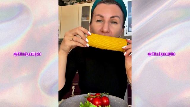 PICKLED FISH WITH BOILED POTATOES AND SWEET ONIONS, SWEET CORN | EATING COMPILATION