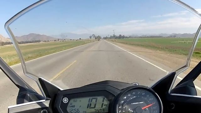 YAMAHA FZ6R TOP SPEED