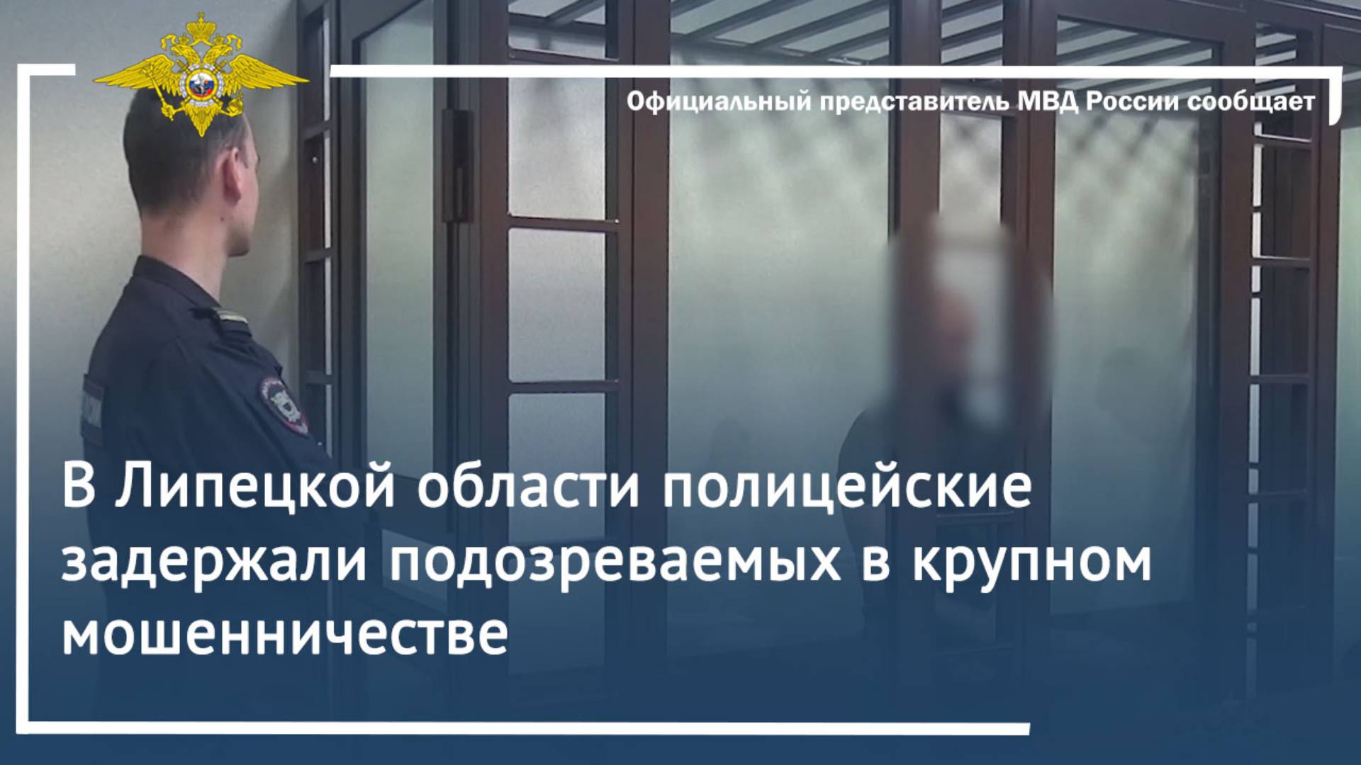 В Липецкой области полицейские задержали подозреваемых в крупном мошенничестве