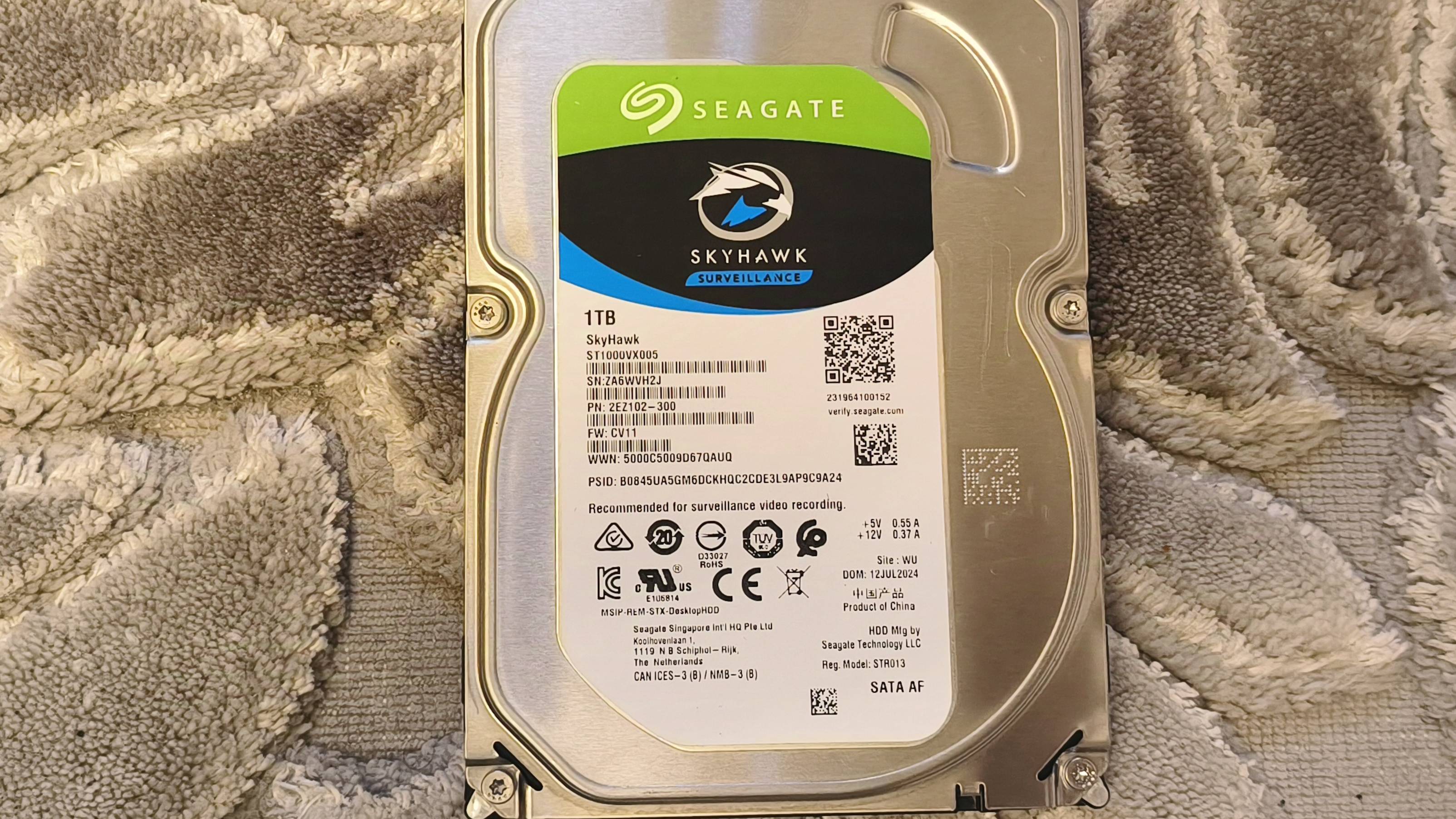 Жесткий диск Seagate 1тб для видеонаблюдения