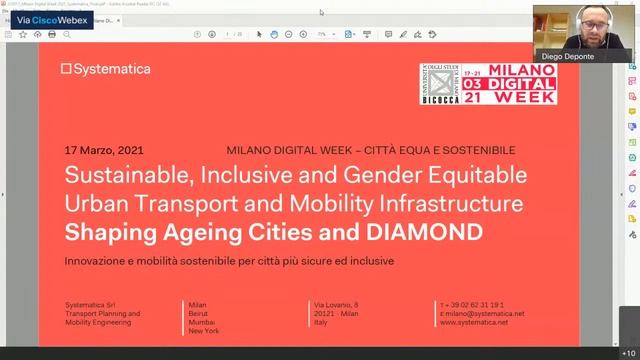 Innovazione e mobilità sostenibile per città più sicure ed inclusive - 17/03/2020